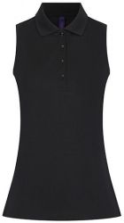 Henbury Rundhalsshirt Ladies´ Sleeveless Coolplus® Polo günstig online kaufen
