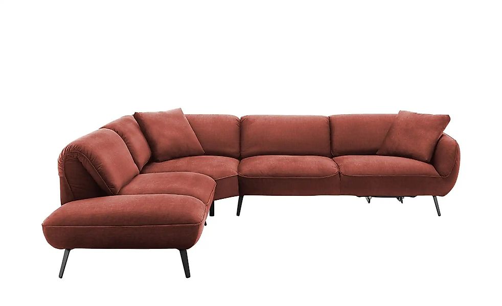 pop Ecksofa  Ventus ¦ rot ¦ Maße (cm): B: 304 Polstermöbel > Sofas > Ecksof günstig online kaufen