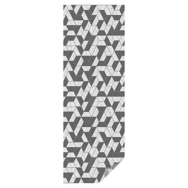 Tulup Buntglasfolie Geometrische Illusionen Fensterfolie Buntglas Selbstkle günstig online kaufen