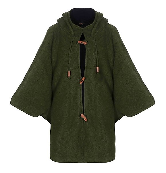 KUNST UND MAGIE Strickcape Strick Poncho+Kapuze günstig online kaufen