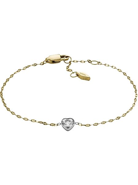 Fossil Armband Fossil Damen-Armband Edelstahl Glasstein günstig online kaufen