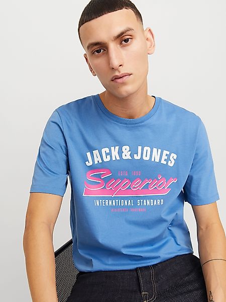 Jack & Jones Rundhalsshirt JJELOGO TEE günstig online kaufen