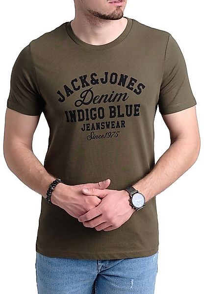 Jack & Jones Print-Shirt T-Shirt mit Aufdruck aus Baumwolle günstig online kaufen
