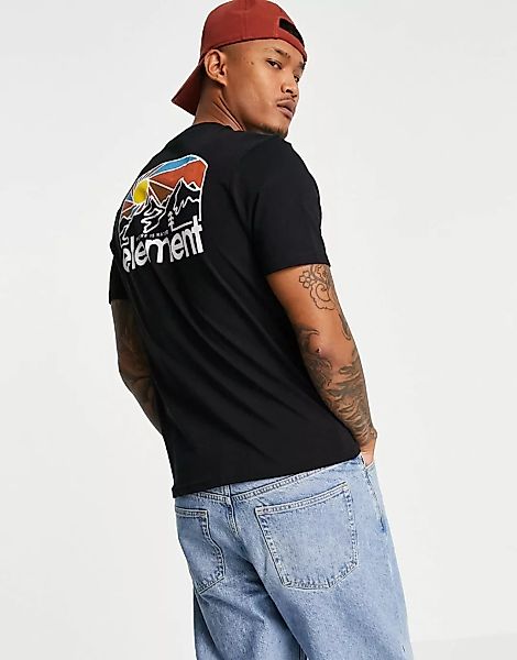 Element – Sunnet – T-Shirt in Schwarz günstig online kaufen