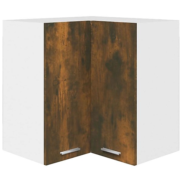 vidaXL Eck-Hängeschrank Räuchereiche 57x57x60 cm Holzwerkstoff günstig online kaufen