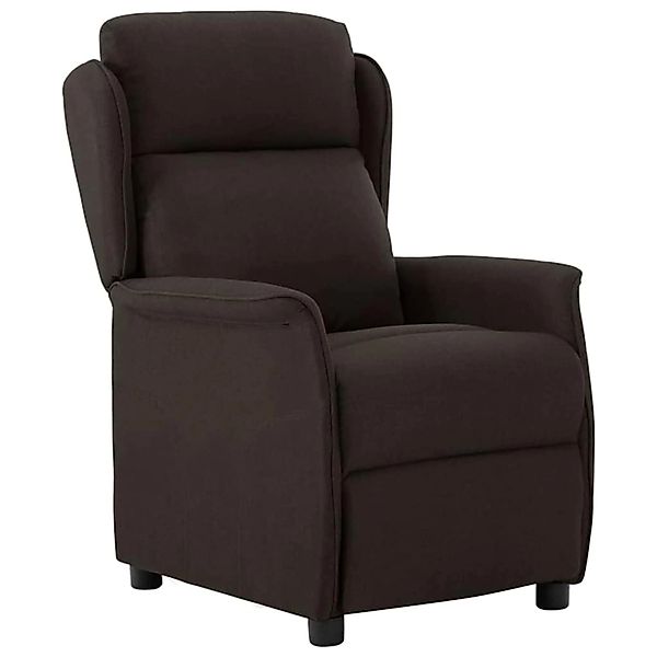 vidaXL Relaxsessel Dunkelbraun 67,5 x 93,5 x 101,5 cm Stoff 340157 günstig online kaufen