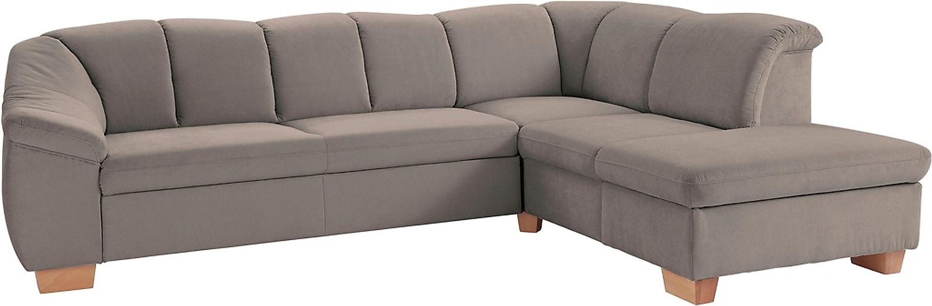 sit&more Ecksofa »Santo L-Form«, mit Federkern, wahlweise mit Bettfunktion günstig online kaufen