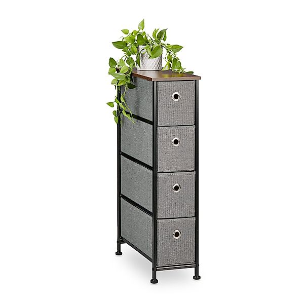 relaxdays Standregal Nischenregal 4 Schubladen günstig online kaufen