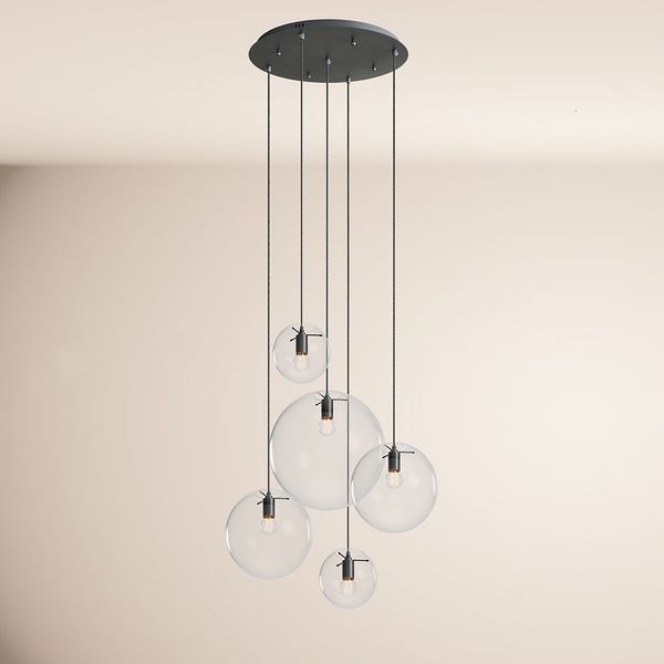 s.luce Pendelleuchte Orb 5-flammige Galerielampe Modular günstig online kaufen