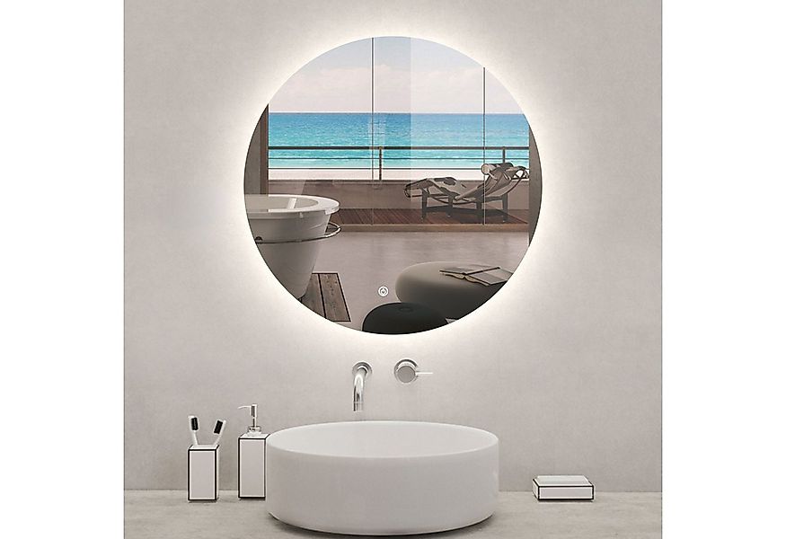 duschspa Badspiegel Kaltweß LED Beleuchtung Wandspiegel Hinterbeleuchtung 5 günstig online kaufen