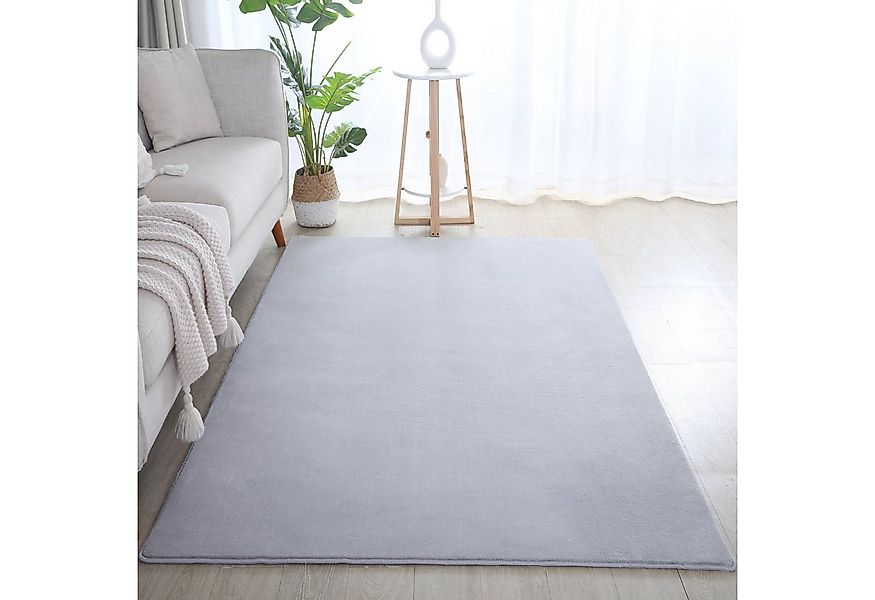 Stilvoll Günstig Teppich Teppich für den Flur oder Küche Unicolor - Einfarb günstig online kaufen