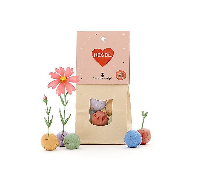 Die Stadtgärtner Blumensamen 8 Wildblumen-Saatkugeln HDGDL, Geschenkidee, O günstig online kaufen