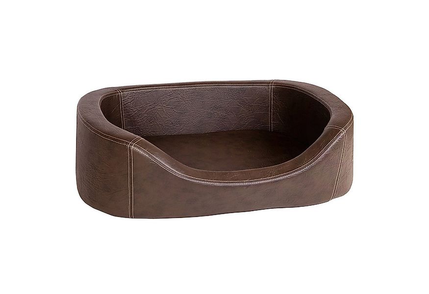 CopcoPet Tierbett Hundebett Stella Antik Braun L ca. 80 x 60 cm Kaltschaums günstig online kaufen