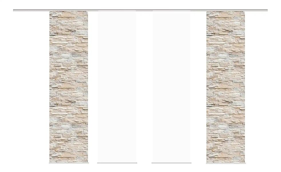 HOME Wohnideen Schiebevorhang   ¦ beige ¦ Maße (cm): B: 60 Gardinen & Rollo günstig online kaufen