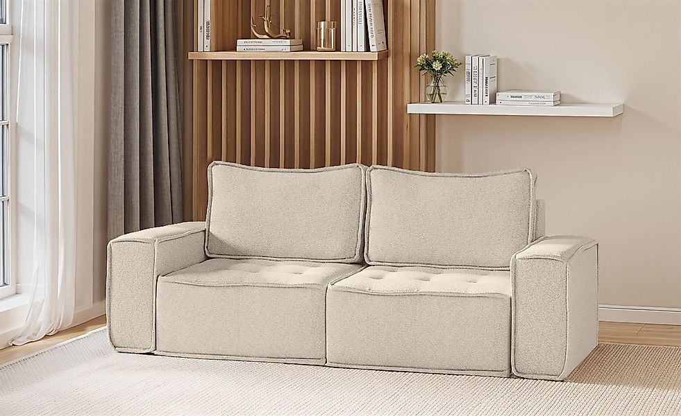 Fun Möbel Sofa Modulsofa 2-teilig SANDE 2-Sitzer in Stoff, Alle Module zu S günstig online kaufen