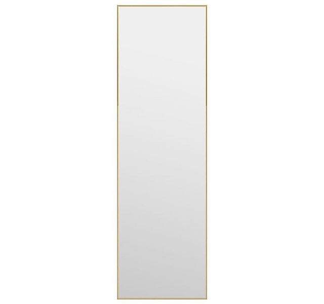 vidaXL Spiegel Türspiegel Golden 30x100 cm Glas und Aluminium Wandspiegel B günstig online kaufen