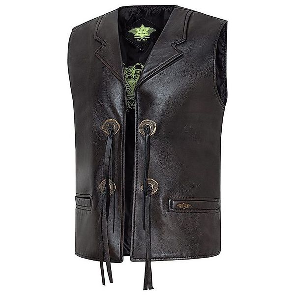 Stars & Stripes Lederweste Western Bonanza günstig online kaufen