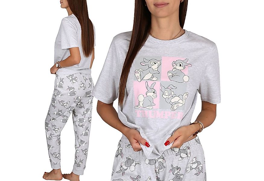 Sarcia.eu Pyjama DISNEY Bambi Klopfer Damen Pyjama Zweiteiler aus Baumwolle günstig online kaufen