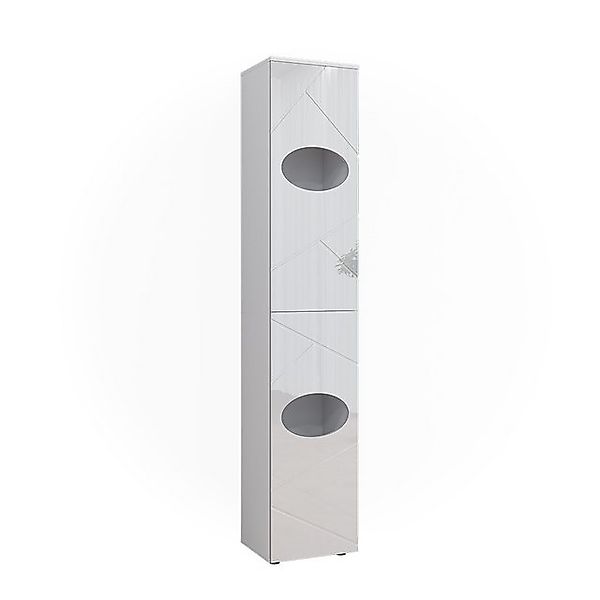 Vicco Wäscheschrank Irma Weiß 37 x 192 cm günstig online kaufen