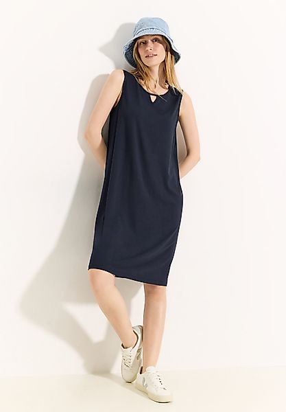 CECIL Sommerkleid mit Schlitz am Rundhals günstig online kaufen