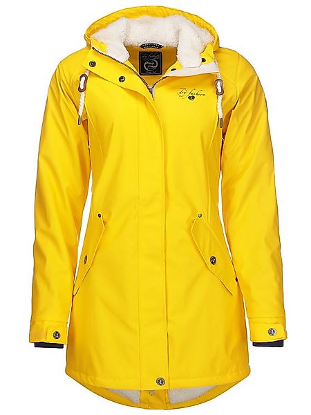 Dry Fashion Regenmantel Damen Regenjacke Malmö Kapuze und Teddyfleece - win günstig online kaufen
