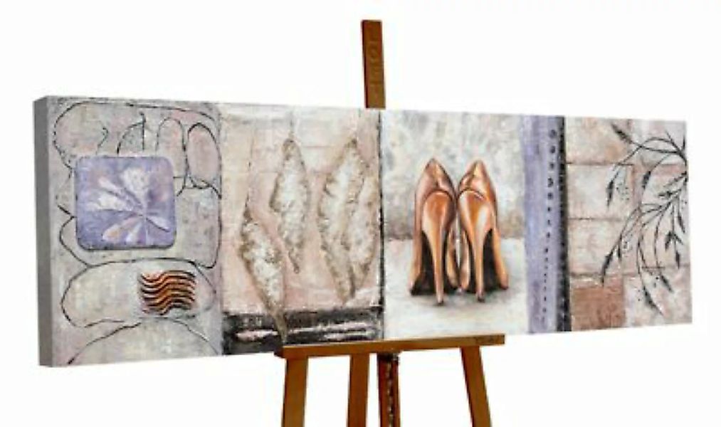 YS-Art™ "Gemälde Acryl  ""Harmonie"" handgemalt auf Leinwand 150x50 cm" lil günstig online kaufen