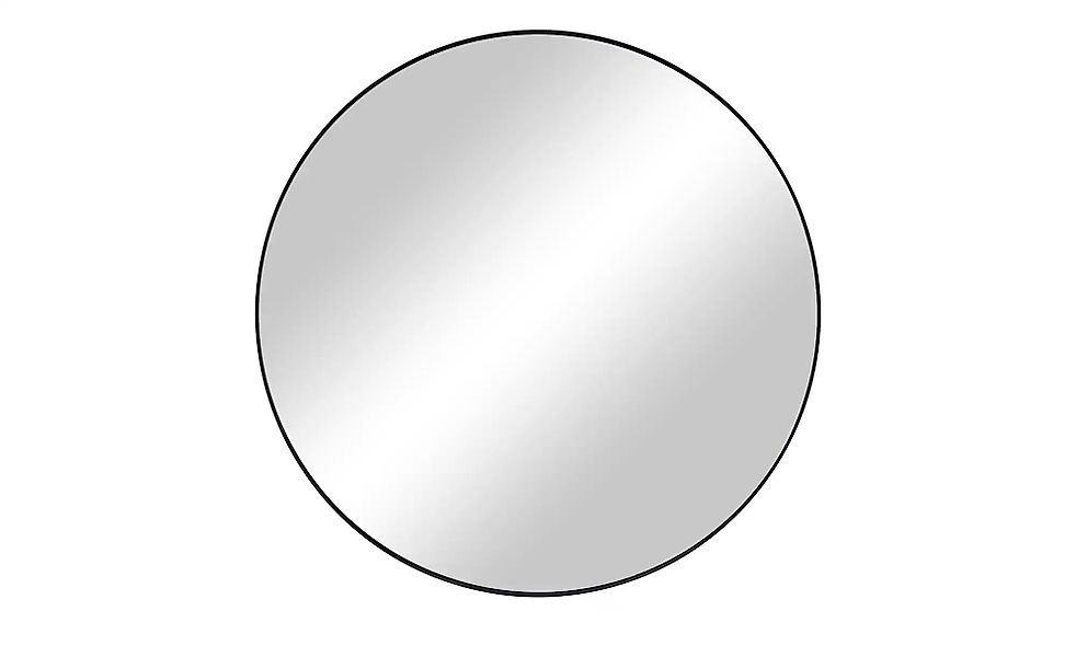 Spiegel  80 cm Liya  ¦ schwarz ¦ Glas,Aluminium,Metall Ø: 80 Aktuelles > Sc günstig online kaufen