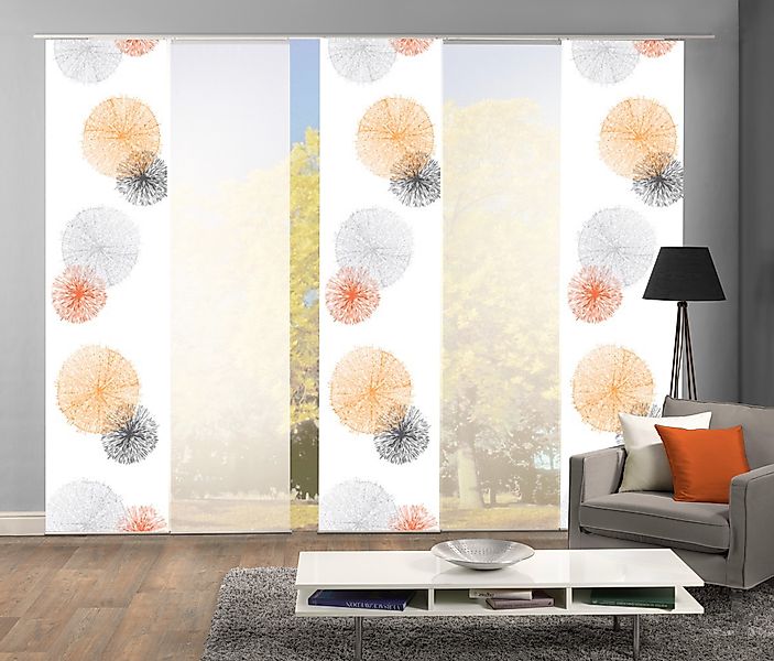 HOME WOHNIDEEN Schiebegardine SCOPPIO (5 St), günstig online kaufen