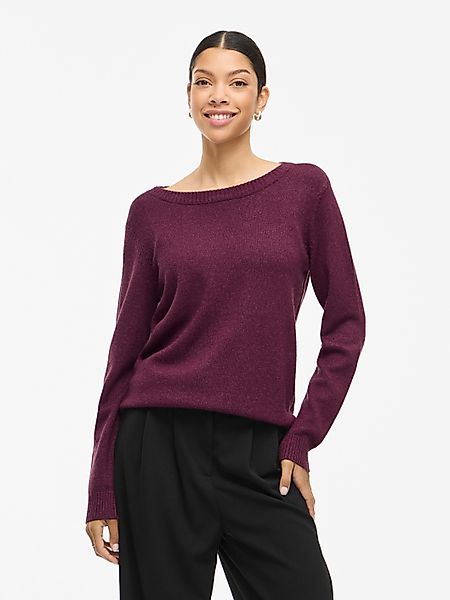 Vila Rundhalspullover VIRIL O-NECK L/S KNIT günstig online kaufen