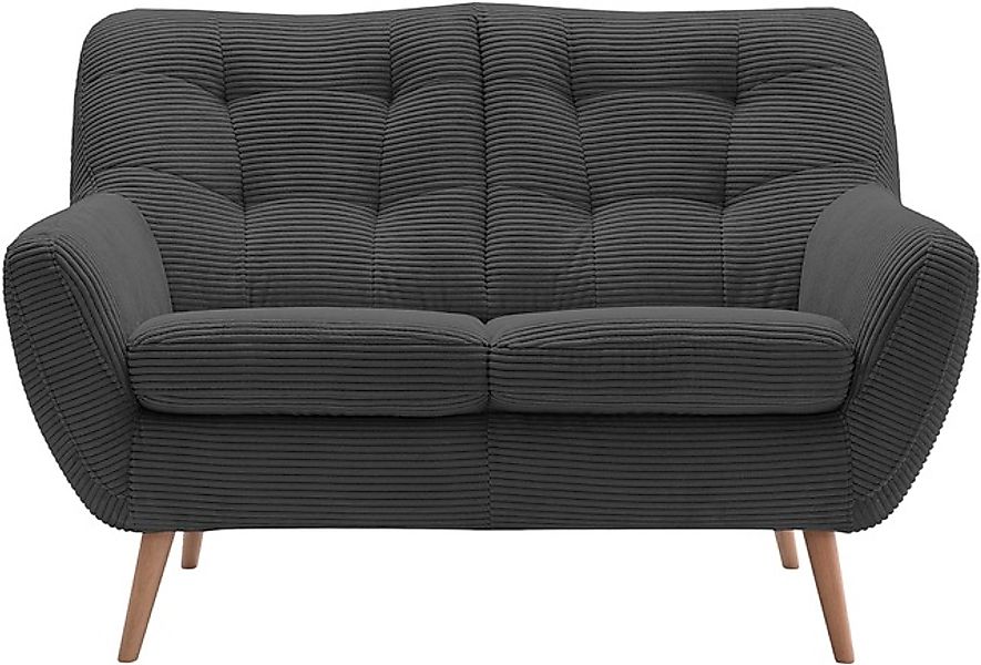 exxpo - sofa fashion 2-Sitzer »Scandi, bequem, aufwendige Rückenpolsterung günstig online kaufen