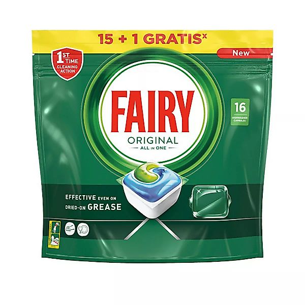 Tabs Für Spülmaschine Fairy Original 16 Kapseln günstig online kaufen