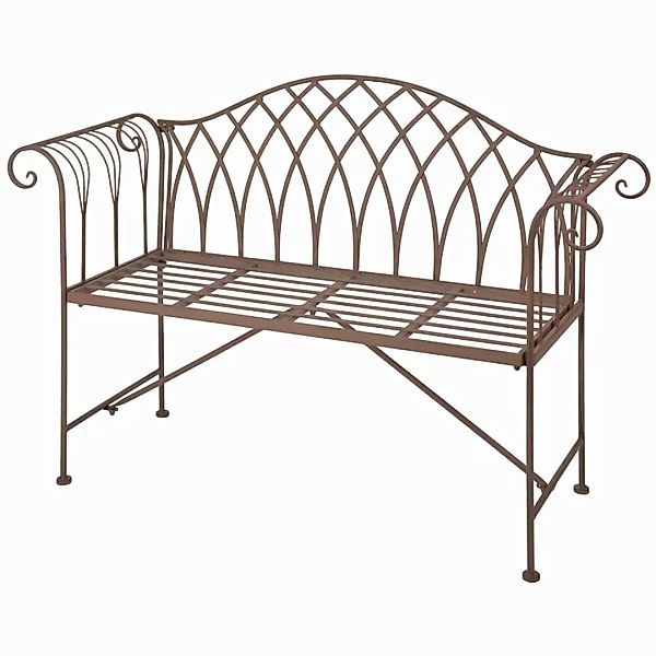 Esschert Design Gartenbank Metall Viktorianischer Stil Mf009 günstig online kaufen