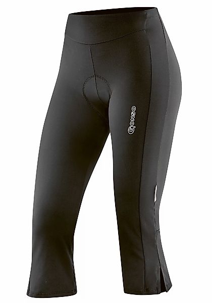 Gonso Fahrradhose "Essential Tight 3/4 Flared W", Damen Radhose mit Sitzpol günstig online kaufen