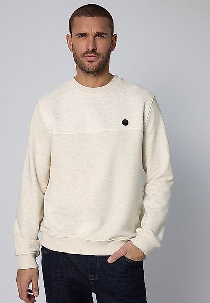 STREET ONE MEN Sweatshirt mit Struktur-Optik günstig online kaufen