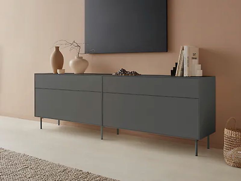 LeGer Home by Lena Gercke Lowboard »Essentials«, (2 St.), Breite: 224cm, MD günstig online kaufen