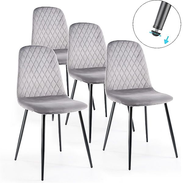 LOVONLIVE Esszimmerstuhl 4er Set Polsterstühle mit günstig online kaufen