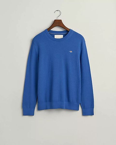 Gant Sweatshirt STRUCTURED COTTON C-NECK günstig online kaufen