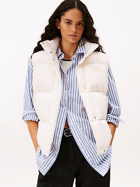 Tommy Jeans Steppweste "TJW ALASKA GRID DOWN VEST" günstig online kaufen