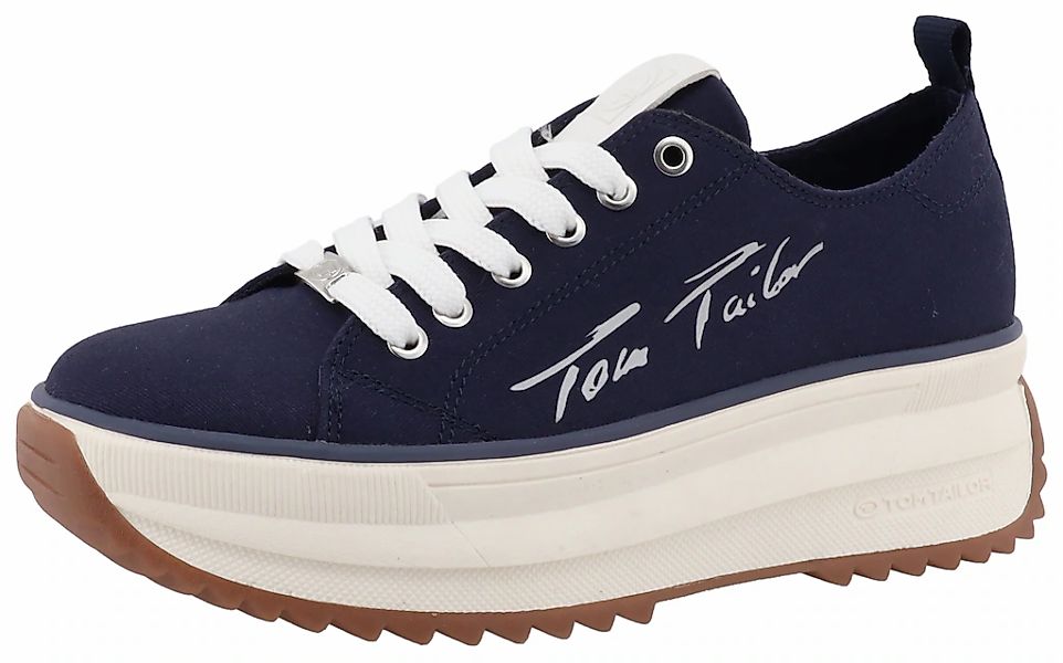 TOM TAILOR Plateausneaker, Freizeitschuh, Halbschuh, Schnürschuh günstig online kaufen