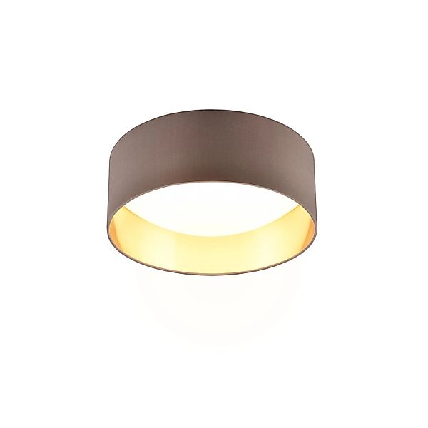 REALITY Leuchten LED Deckenleuchte »LOCARNO, runde LED Deckenlampe mit Stof günstig online kaufen