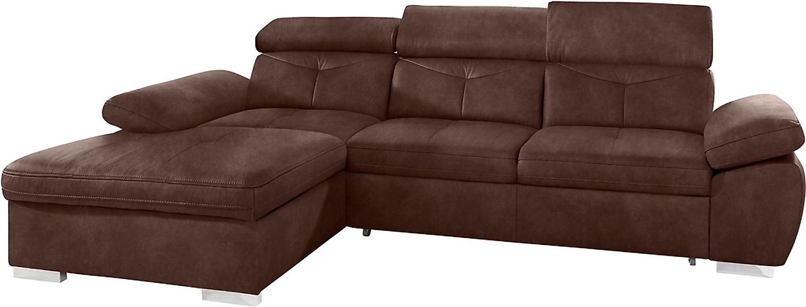 exxpo - sofa fashion Ecksofa "Spring, super bequem, mit Armteil- und Kopfte günstig online kaufen