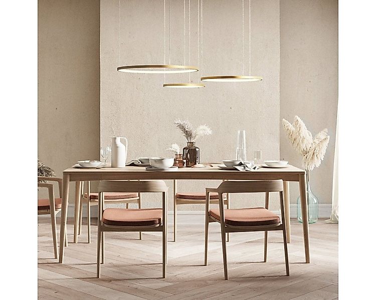 Neona LED Deckenleuchte CAECILIA Gold, Dimmbar per Fernbedienung, mit Memor günstig online kaufen