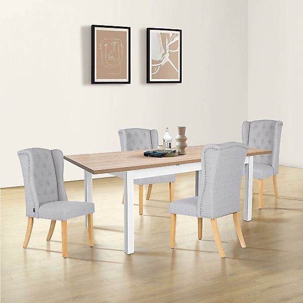 OTTO home Esstisch "Ismund", aus Melamin und MDF Holz, Auszugsfunktion, Bre günstig online kaufen