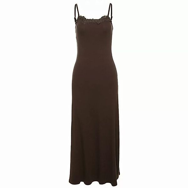 ZWY Dirndl Langes Strapskleid aus Spitze Damenröcke Kleid Neckholder-Kleid günstig online kaufen