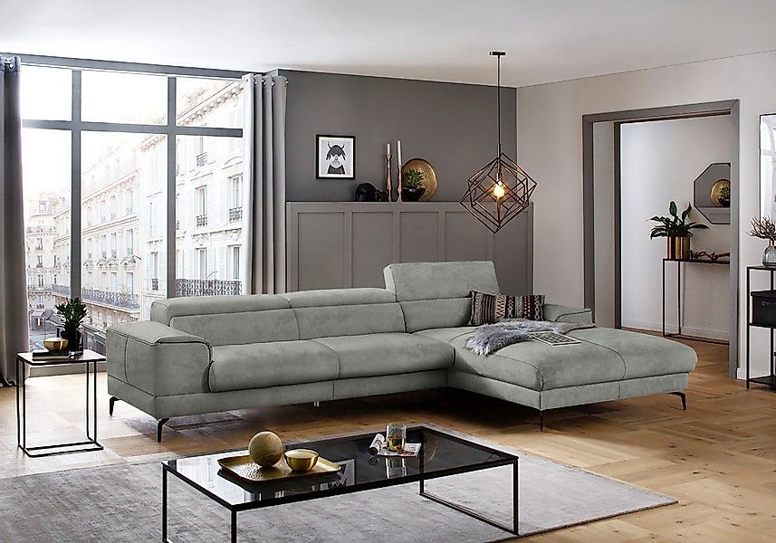 W.SCHILLIG Ecksofa piedroo, Designsofa mit tollem Sitzkomfort, bequem, L-Fo günstig online kaufen