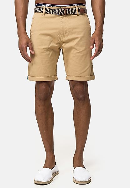Indicode Chinoshorts Baltin aus elastischer Baumwoll-Qualität günstig online kaufen