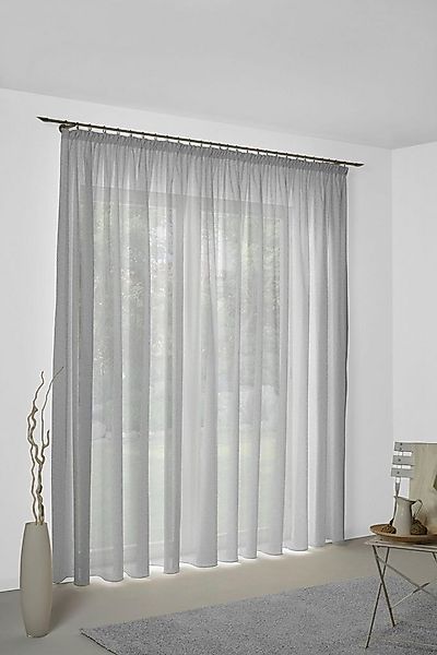Wirth Vorhang Sunday (1 St), Kräuselband, halbtransparent, Jacquard, nach M günstig online kaufen