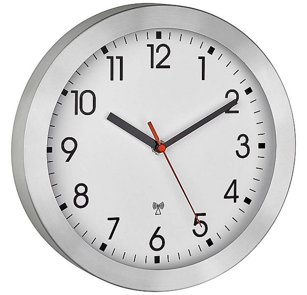 TFA Dostmann Wanduhr Funk-Wanduhr mit Metallrahmen 60.3546.02 günstig online kaufen