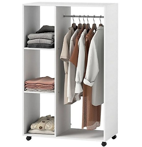 XDeer Kleiderschrank Kleiderschrank auf Rollen, mobile Garderobe, Rollbarer günstig online kaufen