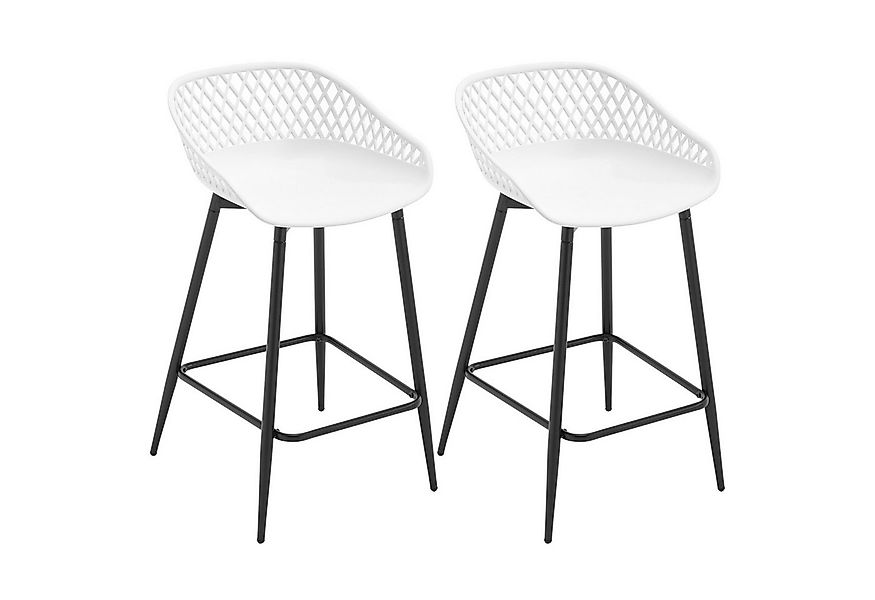 Woltu Barhocker (2 St), mit Metallbeinen, aus PP-Kunststoff, Outdoor Bar Te günstig online kaufen